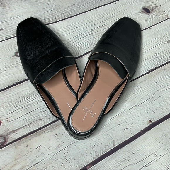 LINEA PAOLO Black Slip On Loafers - Picture 3 of 7